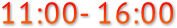 11:00- 16:00 11:00- 16:00